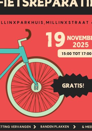 Kids Fietsreparatie dinsdag 19 november